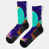 Cosmic Duality: Sun, Moon, and Sisterhood Sokken (Links)