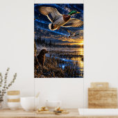 Cosmic Duck Hunter Poster (Keuken)