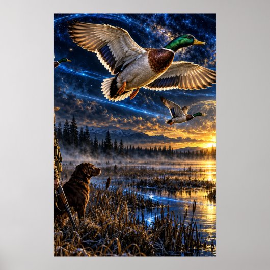 Cosmic Duck Hunter Poster (Voorkant)