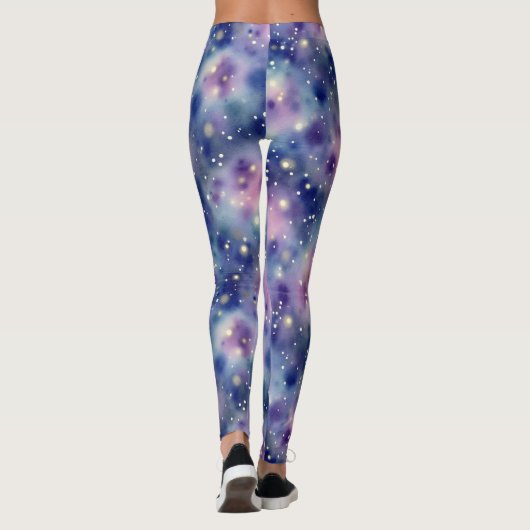 Cosmic Dust Seamless Pattern Leggings (Achterkant)