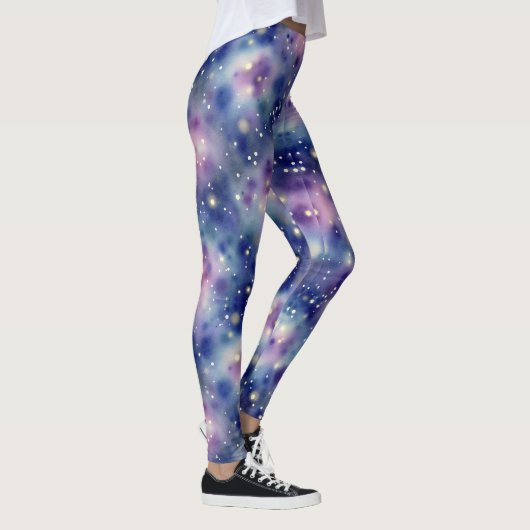 Cosmic Dust Seamless Pattern Leggings (Rechts)