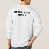 Cosmic Earth Shaker: Monstertruck in de ruimte T-shirt (Achterkant)