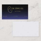 Cosmic Egg Geoglyf Logo Visitekaartje (Voorkant / Achterkant)