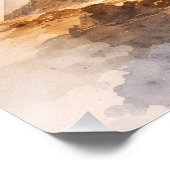 Cosmic Egyptian Pyramid art, Ancient Egypt Perfect Poster (Hoek)