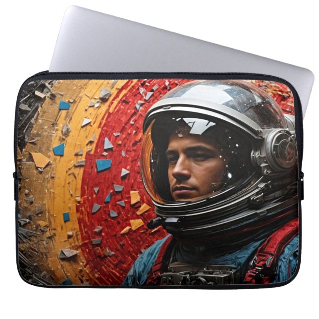 Cosmic Elegance-laptophoes Laptop Sleeve (Voorkant)