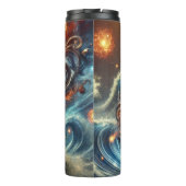 Cosmic elektrische gitaar Fire Vortex Thermosbeker (Achterkant)