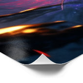 Cosmic Elf Portrait – Neon Fantasy Wall Art Perfect Poster (Hoek)