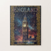 Cosmic England Big Ben Celestial Art Legpuzzel (Verticaal)