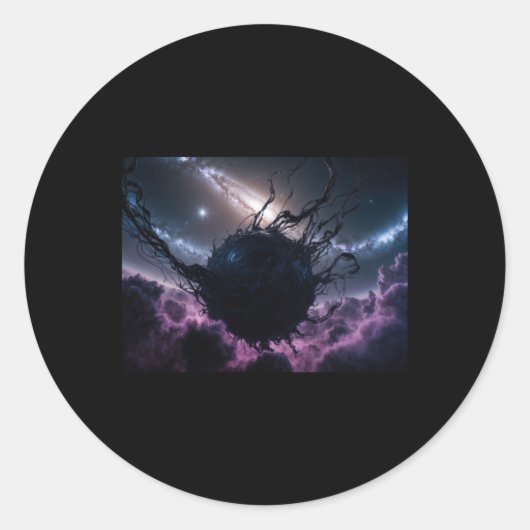 Cosmic Enigma De Sticker van de Donkere Nevel (Voorkant)