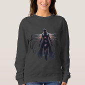 Cosmic Enigma Jumper: Gothic Spooky Aesthetic Trui (Voorkant)