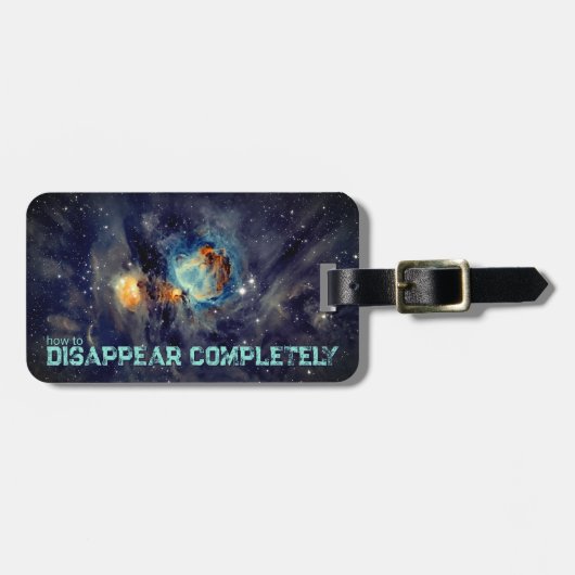 Cosmic Escape Luggage Tag Bagagelabel (Voorkant horizontaal)