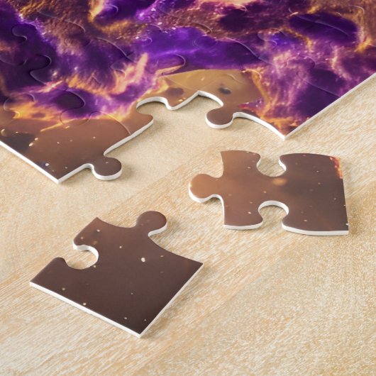 Cosmic event horizon opent een onbekend universum legpuzzel (Zijkant)