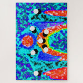 Cosmic event in ruimtekunst legpuzzel (Verticaal)