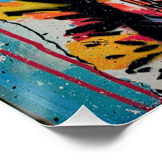 Cosmic Explorer #2 Pop Art Glossy Poster (Hoek)