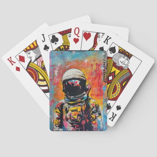 Cosmic Explorer #2, Pop=kunstastronaut die Kaart s (Achterkant)