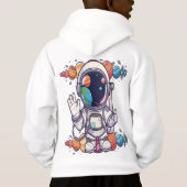 Cosmic Explorer Hoodie Space Galaxy Sweatshirt (Achterkant)
