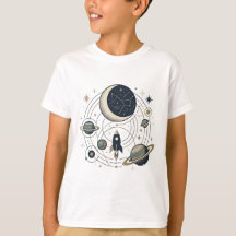 Cosmic Explorer Kids T-Shirt | Jouw ruimteavontuur