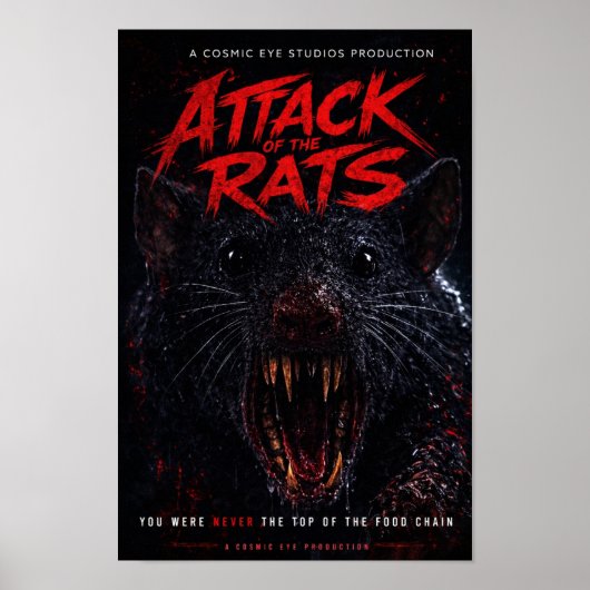 Cosmic Eye – Creature Close-Up Horror Poster (Voorkant)