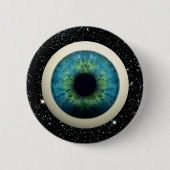 COSMIC EYE (een geweldig nieuwpunt!) ~ Ronde Button 5,7 Cm (Voorkant)