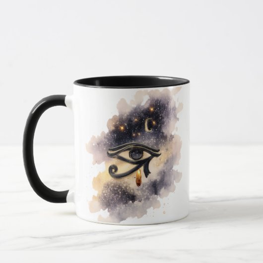 Cosmic Eye of Horus Coffee Mug Ancient Egyptian  Mok (Links)