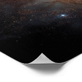 Cosmic Eye-sterrenstelsel: universeel symbool oog Poster (Hoek)