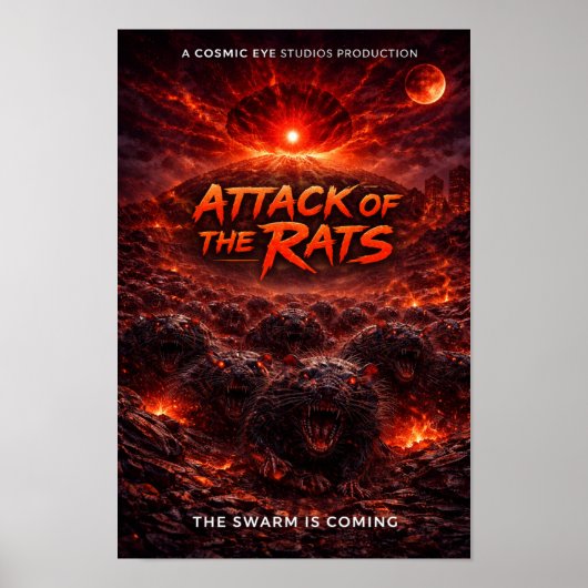 Cosmic Eye™ — The Swarm Is Coming  Poster (Voorkant)