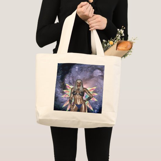 Cosmic fairy grote tote bag (Voorkant (product))