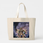 Cosmic fairy grote tote bag (Achterkant)