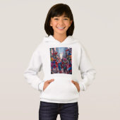 Cosmic Fantasy afbeelding geprinte pull-over voor  (Voorkant volledig)