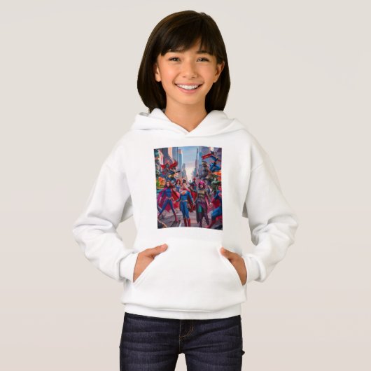 Cosmic Fantasy afbeelding geprinte pull-over voor (Voorkant volledig)