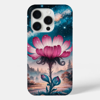 Cosmic Fantasy magische bloem iPhone 15 Pro Case