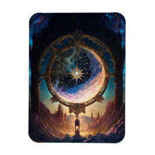 Cosmic Fantasy Space Landscape Magneet