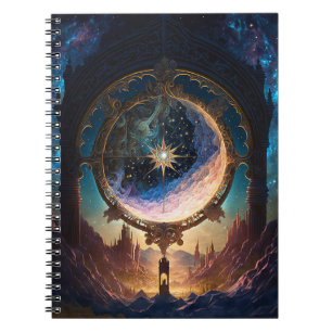 Cosmic Fantasy Space Landscape Notitieboek