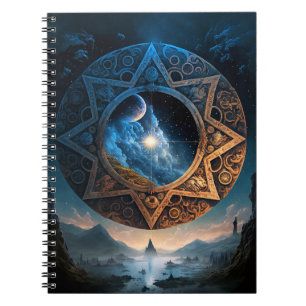 Cosmic Fantasy Space Landscape Notitieboek
