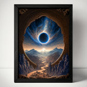 Cosmic Fantasy Space Landscape Poster