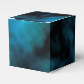 Cosmic Faux Blue Marmer Bedankdoosjes (Voorkant Zijde)
