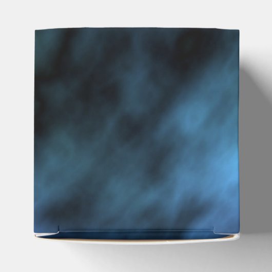 Cosmic Faux Blue Marmer Bedankdoosjes (Bovenkant)