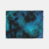 Cosmic Faux Blue Marmer Fleece Deken (Voorkant (Horizontaal))