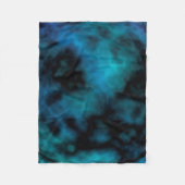 Cosmic Faux Blue Marmer Fleece Deken (Voorkant)