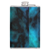 Cosmic Faux Blue Marmer Heupfles (Achterkant)
