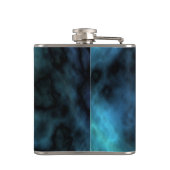 Cosmic Faux Blue Marmer Heupfles (Achterkant)