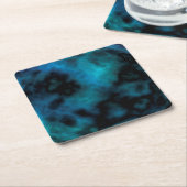 Cosmic Faux Blue Marmer Kartonnen Onderzetters (Schuin)