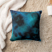Cosmic Faux Blue Marmer Kussen (Deken)