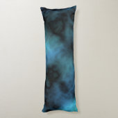 Cosmic Faux Blue Marmer Lichaamskussen (Achterkant (Verticaal))