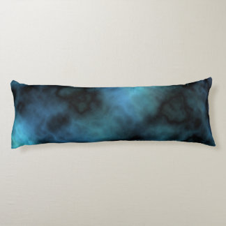 Cosmic Faux Blue Marmer Lichaamskussen