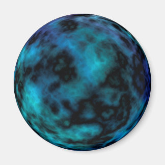 Cosmic Faux Blue Marmer Magneet