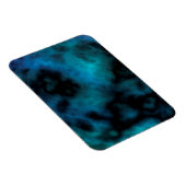 Cosmic Faux Blue Marmer Magneet (Rechterzijde)