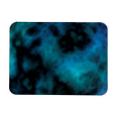 Cosmic Faux Blue Marmer Magneet (Horizontaal)