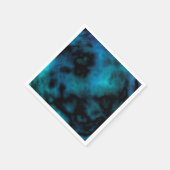 Cosmic Faux Blue Marmer Servet (Hoek)