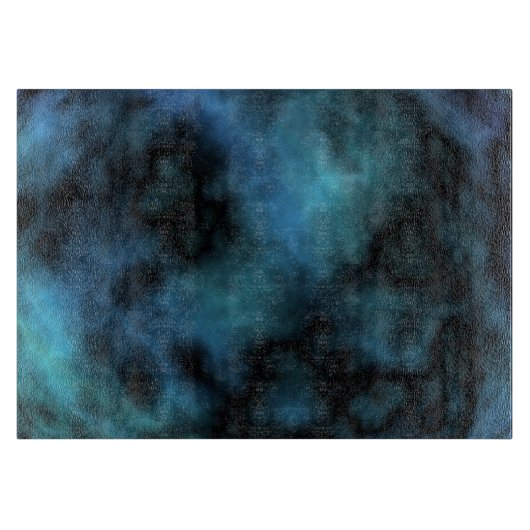 Cosmic Faux Blue Marmer Snijplank (Voorkant)